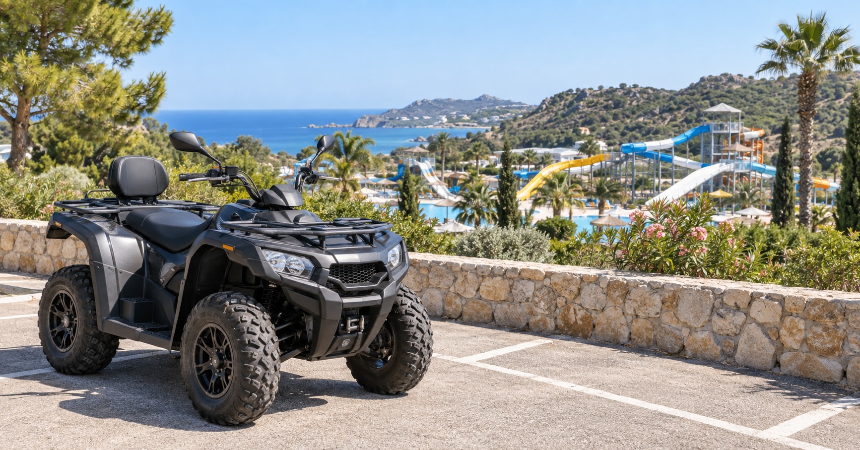 Faliraki Water Park day trip: how to get there by ATV and what else to see nearby