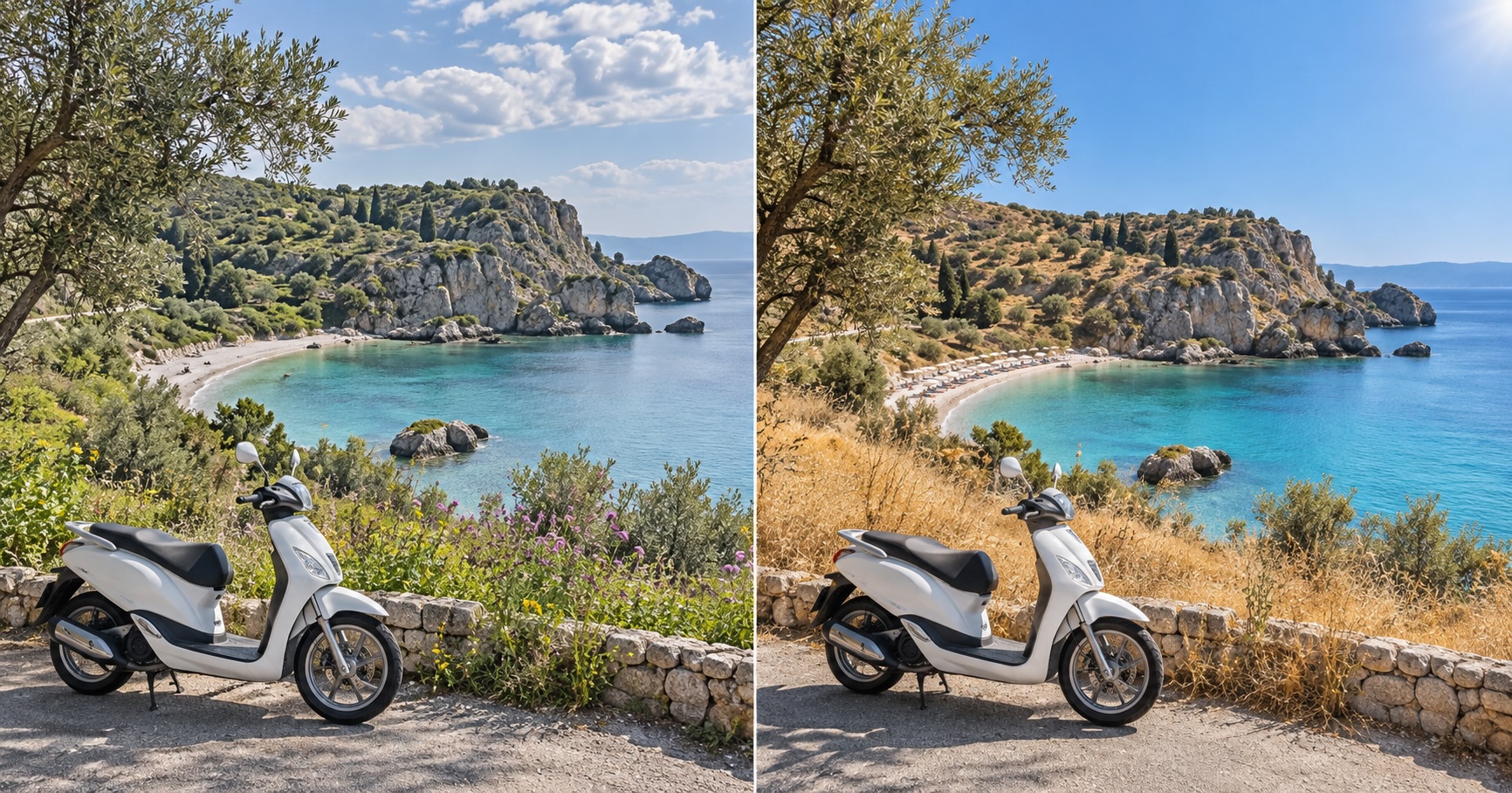 Best time to visit Rhodes: low season vs high season for riders